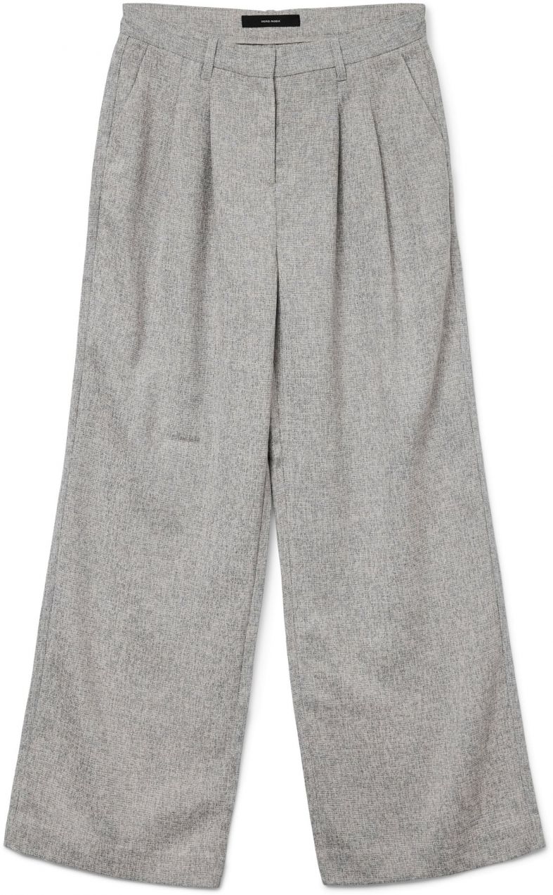 VERO MODA Plisované nohavice 'TAMMI'  biela melírovaná