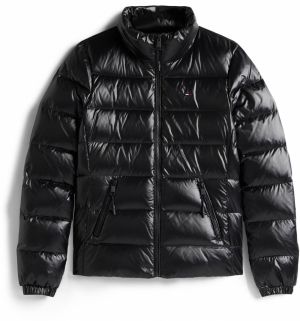 Tommy Jeans Prechodná bunda  čierna