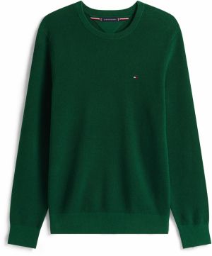 TOMMY HILFIGER Sveter 'ESSENTIAL'  zelená