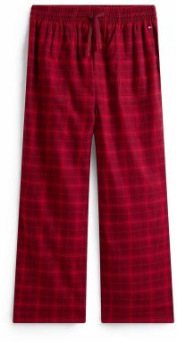 TOMMY HILFIGER Pyžamové nohavice  červená / burgundská
