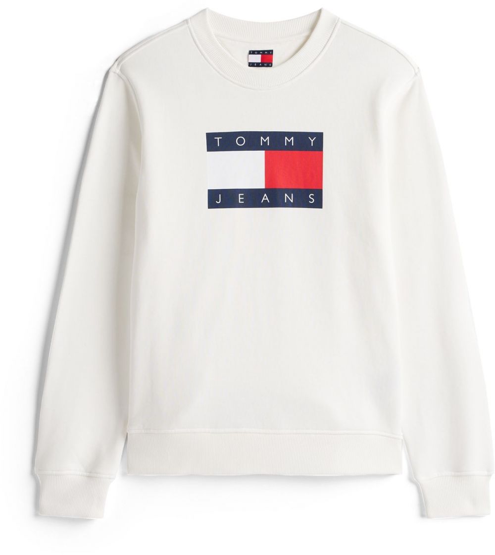 Tommy Jeans Mikina  námornícka modrá / červená / biela