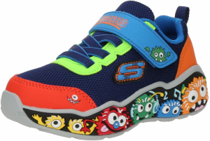SKECHERS Tenisky 'Play Scene'  modrá / námornícka modrá / zelená / oranžová