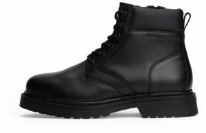 Tommy Jeans Šnurovacie čižmy  čierna