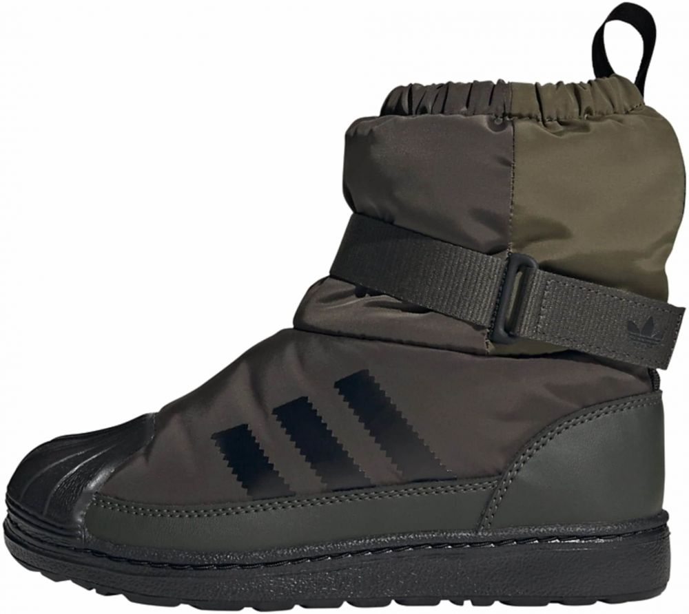 ADIDAS ORIGINALS Snehule 'Superstar 360'  tmavozelená / čierna