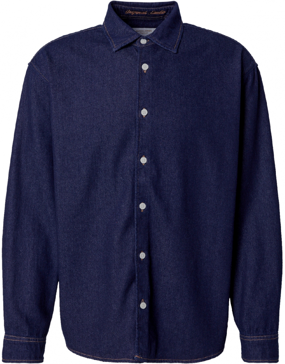 JACK & JONES Košeľa 'JORNORREBRO'  tmavomodrá