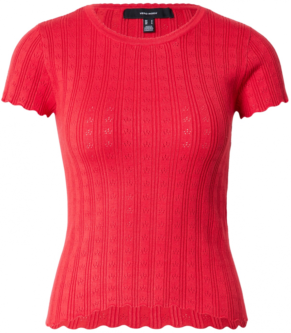 VERO MODA Sveter 'WILLOW'  červená