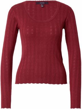 VERO MODA Sveter 'VMWILLOW '  tmavočervená