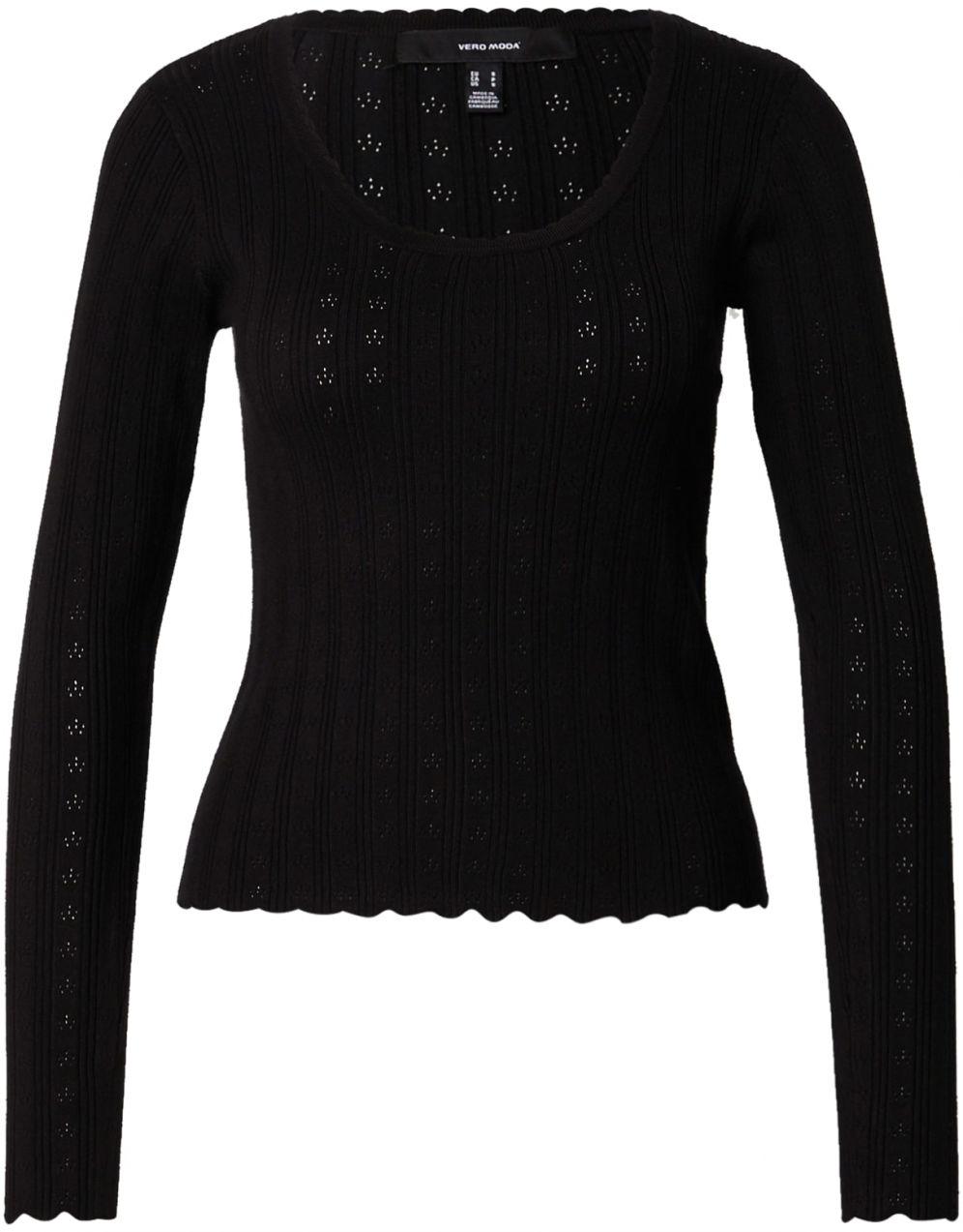 VERO MODA Sveter 'VMWillow'  čierna