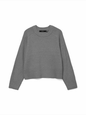VERO MODA Sveter 'VMBang'  sivá melírovaná