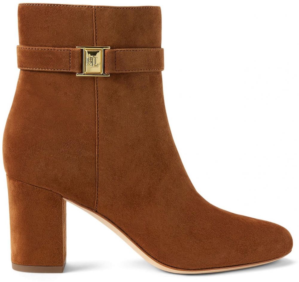 Lauren Ralph Lauren Členkové čižmy 'KELLIE'  koňaková