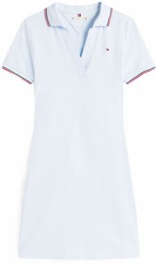 TOMMY HILFIGER Šaty '1985'  námornícka modrá / pastelovo modrá / brusnicová / biela