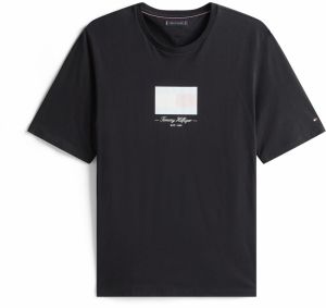 Tommy Hilfiger Big & Tall Tričko 'ITHACA'  červená / čierna / biela