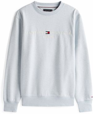TOMMY HILFIGER Mikina  námornícka modrá / pastelovo modrá / červená / biela