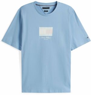 Tommy Hilfiger Big & Tall Tričko 'ITHACA'  pastelovo modrá / svetložltá / svetločervená