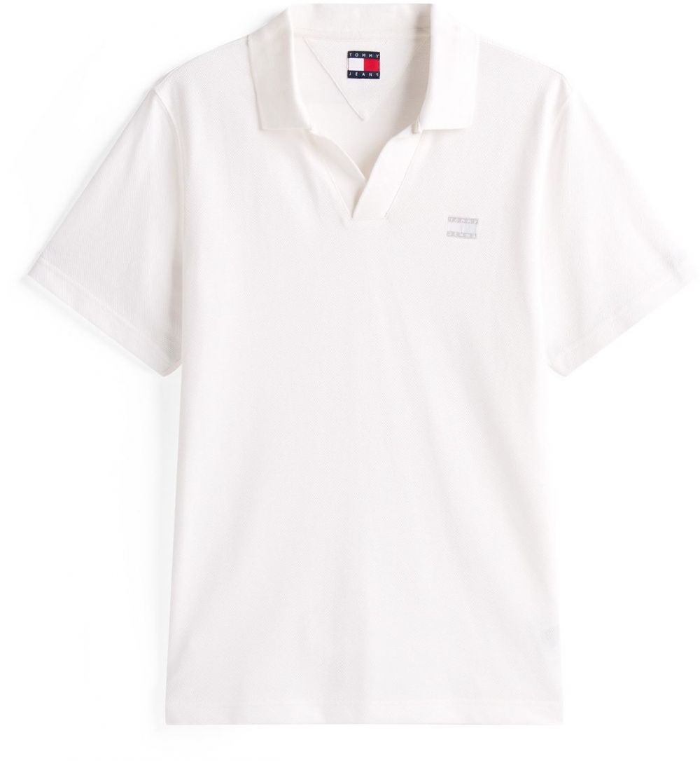 Tommy Jeans Tričko  svetlosivá / biela