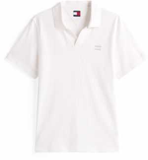 Tommy Jeans Tričko  svetlosivá / biela