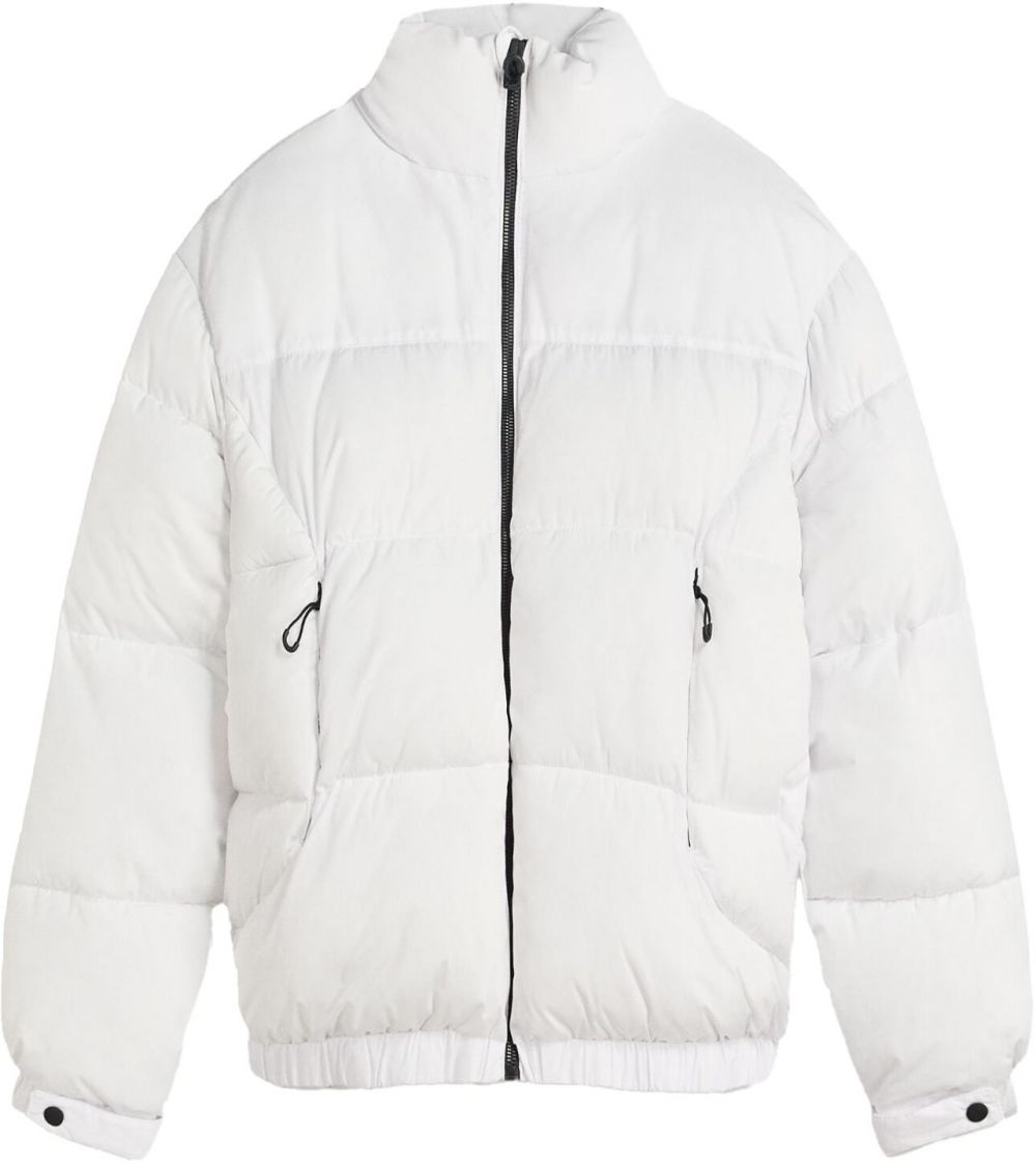Bershka Zimná bunda  biela