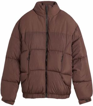 Bershka Zimná bunda  čokoládová