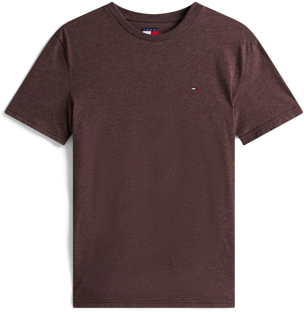 Tommy Jeans Tričko 'JASPE'  čokoládová