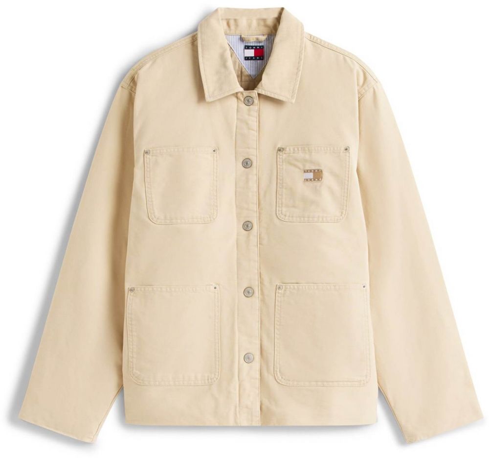 Tommy Jeans Prechodná bunda  kaki