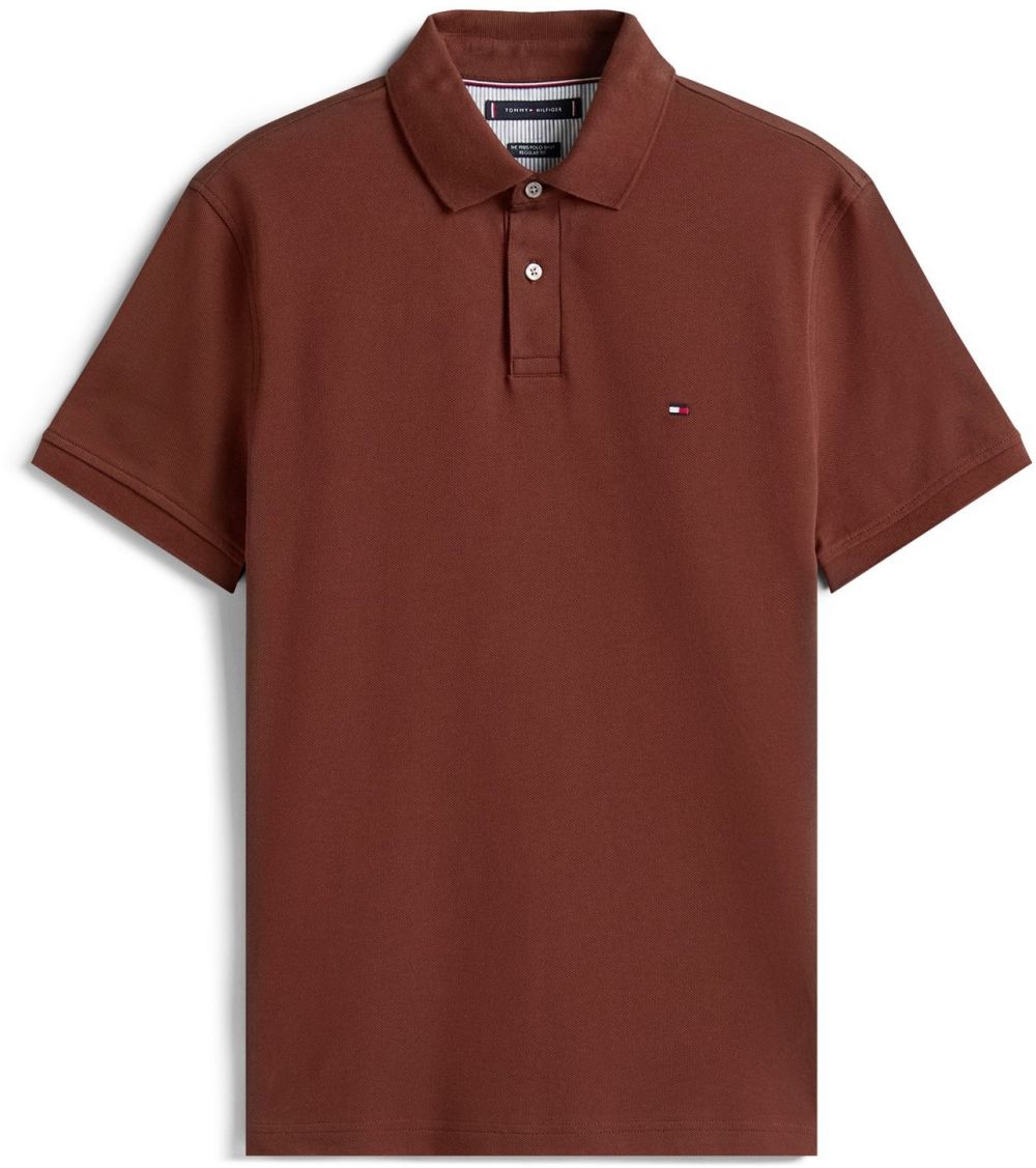 TOMMY HILFIGER Tričko 'CORE 1985'  námornícka modrá / hrdzavohnedá / červená / biela