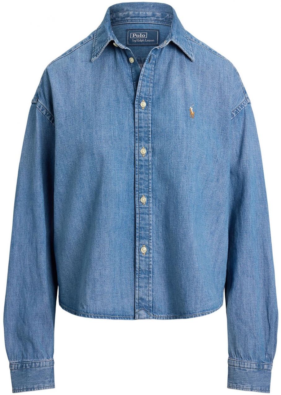 Polo Ralph Lauren Blúzka  modrá denim