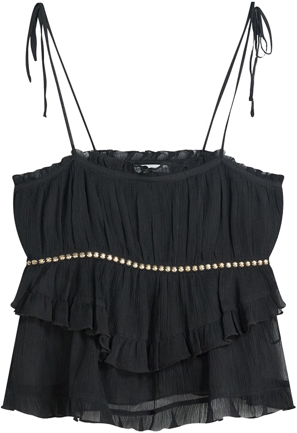 Bershka Top  čierna
