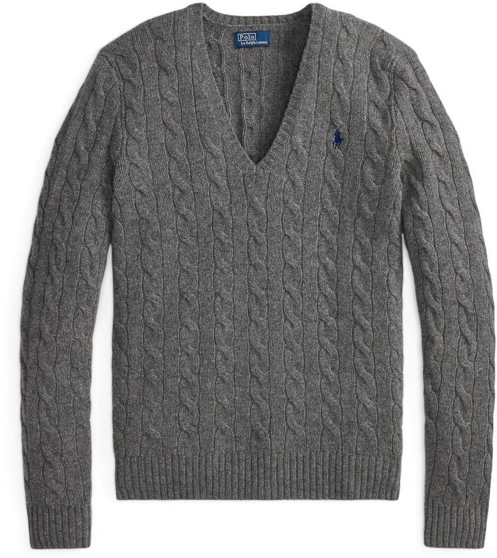 Polo Ralph Lauren Sveter  tmavomodrá / sivá