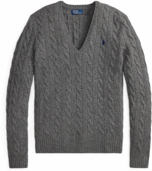 Polo Ralph Lauren Sveter  tmavomodrá / sivá