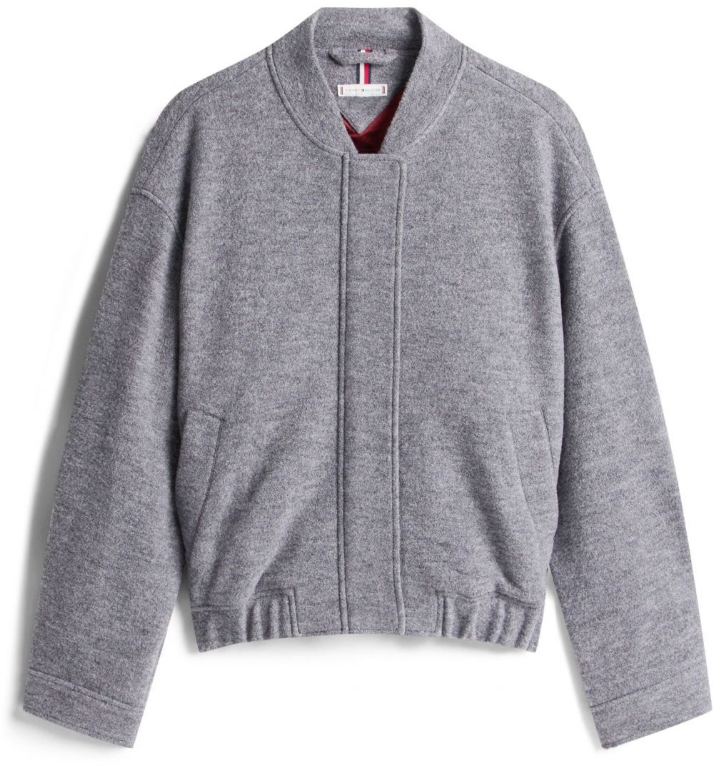 TOMMY HILFIGER Prechodná bunda  sivá