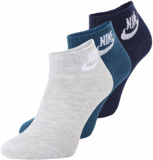 Nike Sportswear Ponožky 'Everyday'  námornícka modrá / zafírová / svetlosivá / biela
