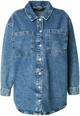 Noisy May Curve Prechodná bunda 'NMALVA'  modrá denim