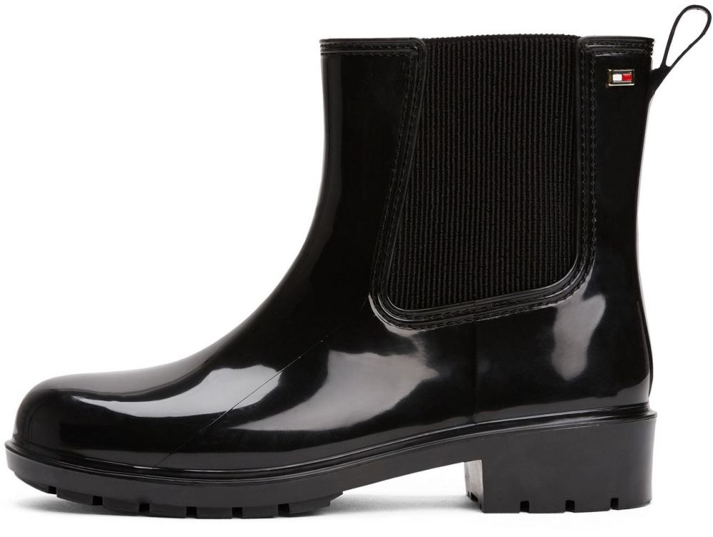 TOMMY HILFIGER Gumáky  čierna