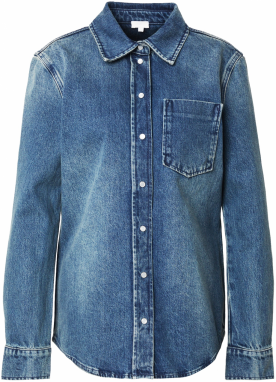 Lala Berlin Blúzka 'Beks'  modrá denim