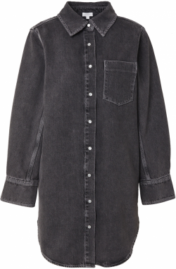 Lala Berlin Košeľové šaty 'Dakota'  čierny denim