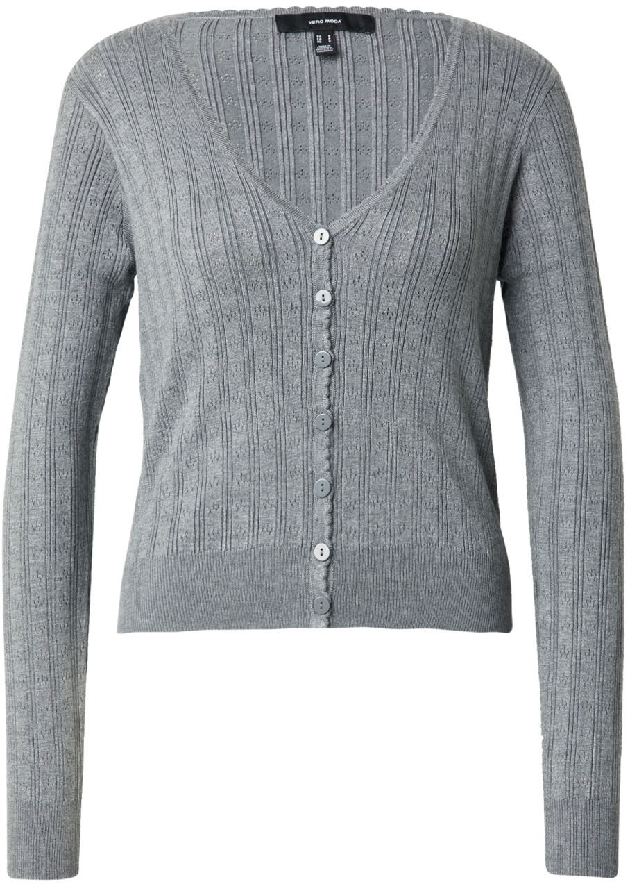 VERO MODA Kardigán 'VMWILLOW'  sivá melírovaná