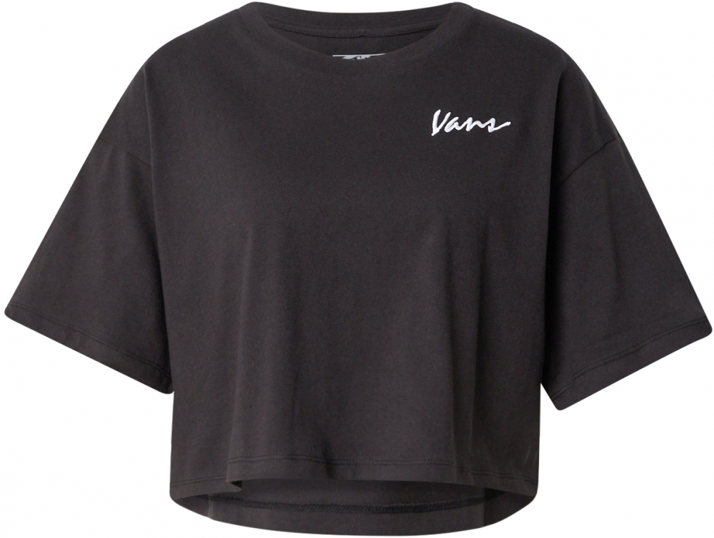 VANS Tričko 'Classic Script'  čierna / biela