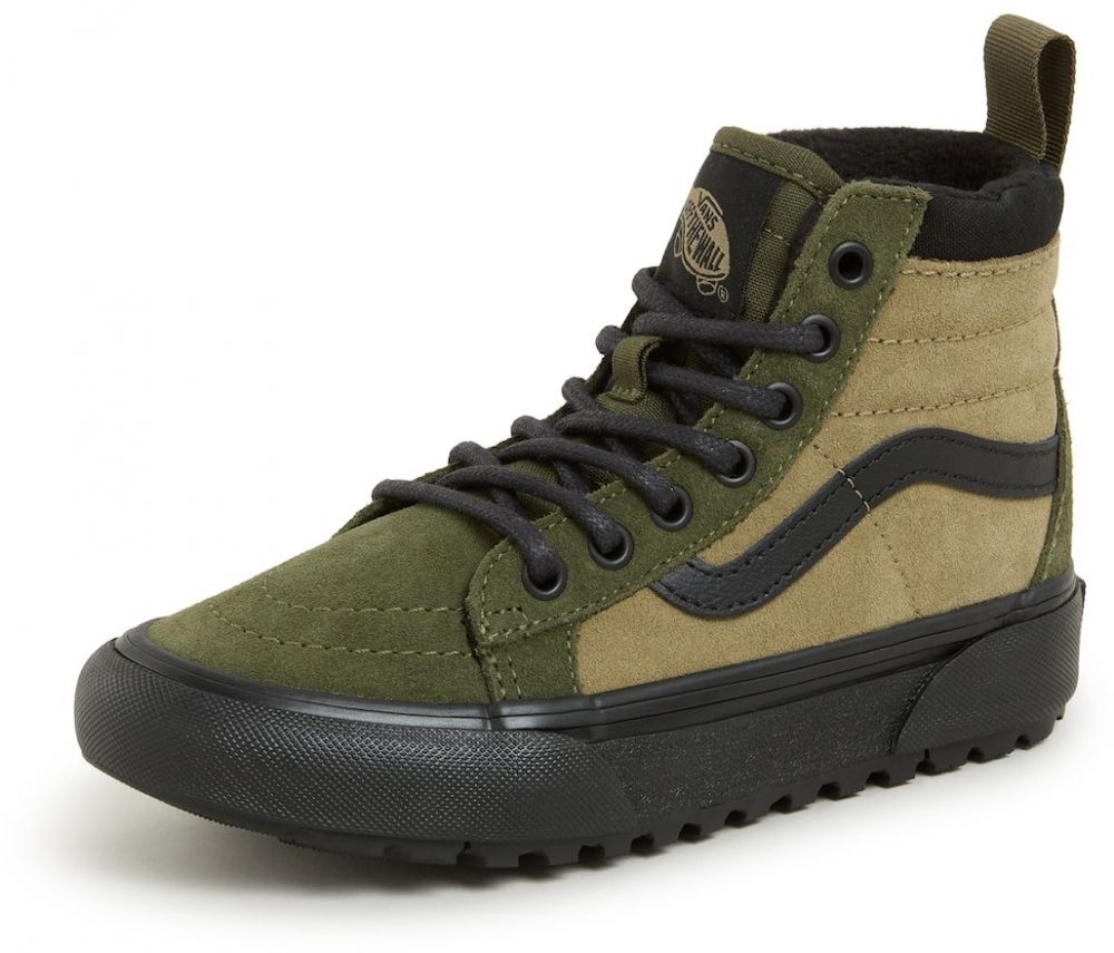 VANS Tenisky 'Mte Sk8-Hi'  kaki / tmavozelená / čierna