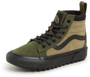 VANS Tenisky 'Mte Sk8-Hi'  kaki / tmavozelená / čierna