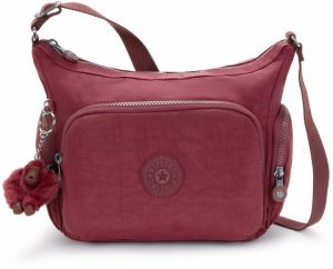 KIPLING Taška cez rameno 'gabb s'  vínovo červená