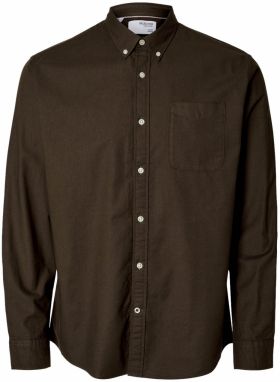 SELECTED Košeľa 'SLHMAT'  čokoládová