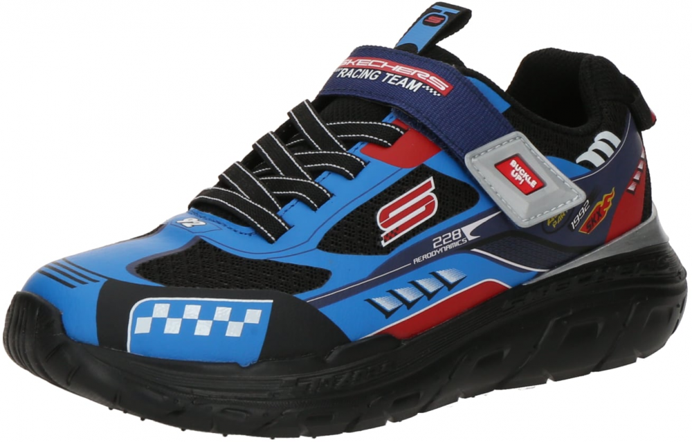SKECHERS Tenisky 'SKECH TRACKS'  modrá / červená / čierna / biela