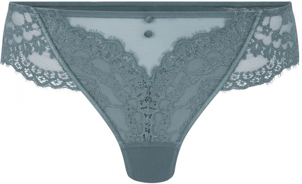 Hunkemöller Tangá 'Daisy'  modrozelená