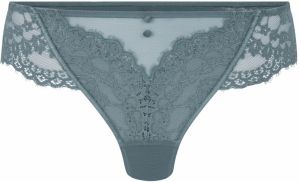 Hunkemöller Tangá 'Daisy'  modrozelená