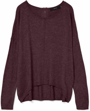 VERO MODA Sveter 'VMBREEZE'  purpurová