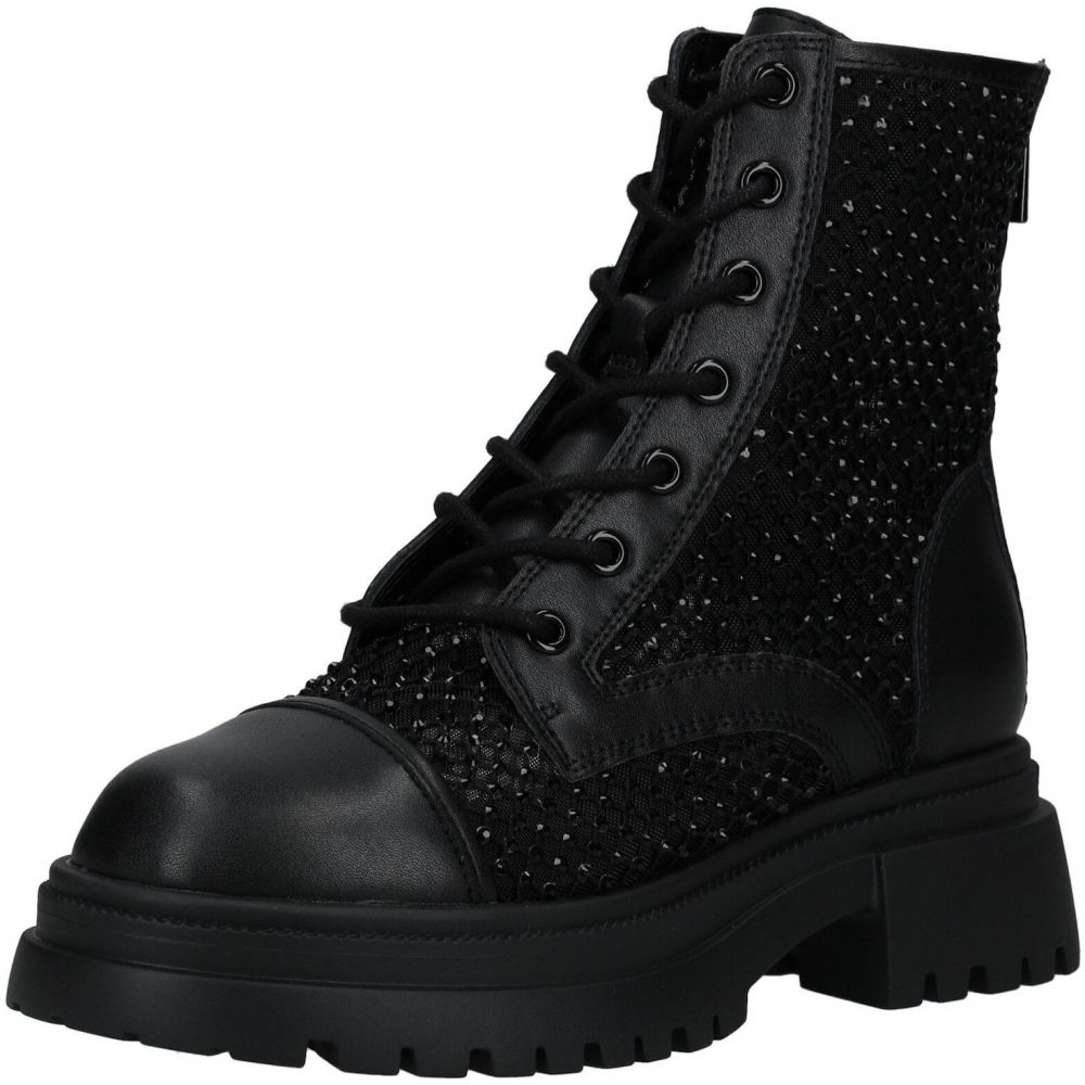 STEVE MADDEN Šnurovacie členkové čižmy 'Ripcord'  čierna