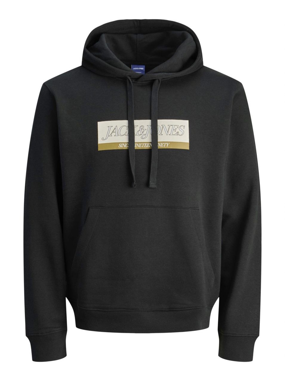 JACK & JONES Mikina 'JORINWOOD'  krémová / horčicová / čierna