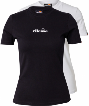 ELLESSE Tričko 'Beckana'  čierna / biela