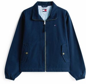 Tommy Jeans Prechodná bunda  námornícka modrá