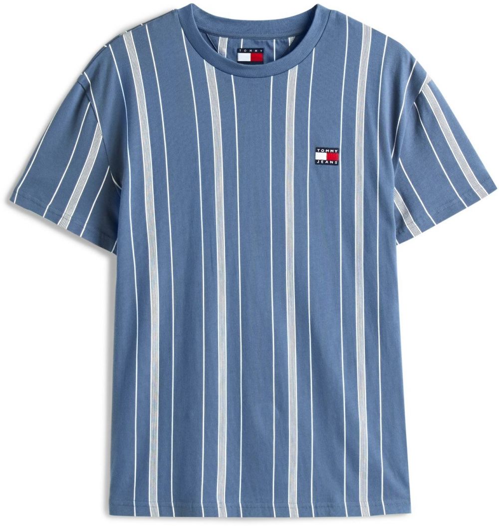 Tommy Jeans Tričko  námornícka modrá / kráľovská modrá / červená / biela